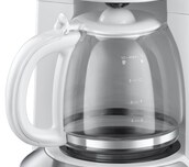  Glass Carafe 27010-56 Honeycomb Coffee Maker White 