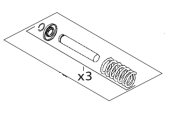 PISTON KIT FOR AXR CERAMI