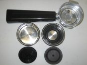 FILTER HOLDER ASSY+ADAPTER POWDER/POD BLACK