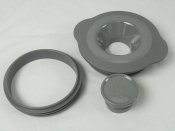 LIQ. LID F/CAP & SEAL-LIGHT GY BLP6 TYPE