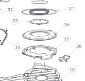 R-FP KIT HEATER PLATE 605 230V