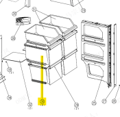 FREEZER MIDDLE DRAWER-DRAWING