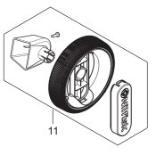 WHEEL WITH AXLE 140