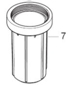 GLAS FOR WATER FILTER