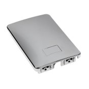 Handle 593 outlet V2, front plate whitout logo. TS