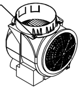 R-WITT Hood Motor GPE 850.50 ink flktrotor