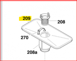  Filter diskmaskin / pos nr: 209 