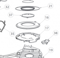  R-FP KIT HEATER PLATE 605 230V 