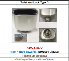  BREADPAN ASSY - HEIGHT 167MM 