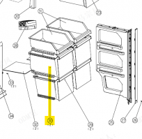  FREEZER MIDDLE DRAWER-DRAWING 