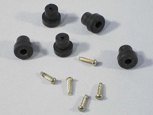 Fot & skruvar 5 pack (svart)