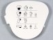 OUTLET COVER-MED SPD WH KM282