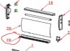  Rail for top light cover(down) SC81 /Posnr: 19 