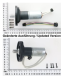 Rear wheel motor assembly