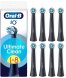 Oral-B iO Ultimate Clean tandborsthuvuden, Svart, 8 st