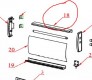  Rail for top light cover(up) SC81pos nr:18 