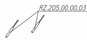 R-WITT HOOD GAS SPRING (50N)