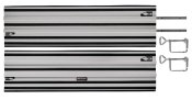 Guide Rail Alu 2x1000mm