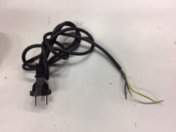  Sladd Standard  Supply cord, 3x1,02, black 
